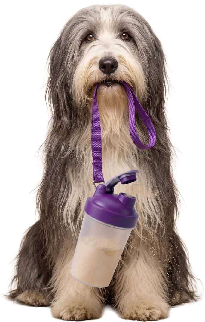 SoupyDog kutya lila shakerrel
